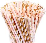 Recyclable Boba Bubble Tea Disposable Biodegradable Paper Straws