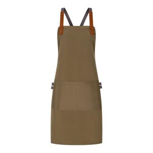 China Custom Logo Chef Cooking Apron Adjustable Straps Sublimation Women Wholesale Aprons Waterproof Polyester factory