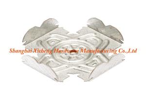 China Steel Metal Material Drywall Accessories , 35mm Size Straight Attachment factory