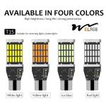No Error 4014 45SMD 6000K Auto Bcakup Reverse Lamp Car Tail Brake Bulbs Canbus