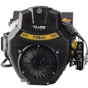China 27hp 739cc Gasoline Engine with E-Starter and Muffler Loading Qty 20GP/40HQ 81/228 factory