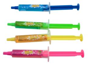 China 100% Safe Fruit Jelly Candy Fruit Flavor Jelly Jam Needle Tube Shape factory
