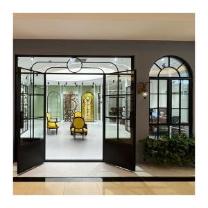 China Retro Modern Steel Windows And Doors With Effortless Installation / Impressive Sound Insulation factory