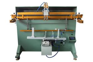 China Semi-Automatic Screen Printing Machine For Round Surface Of Glass Cosmetic Bottle factory