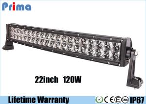 China 22 Inch 120W LED Car Light Bar Unique Reflector Cup 4D Curved Fisheye Style factory