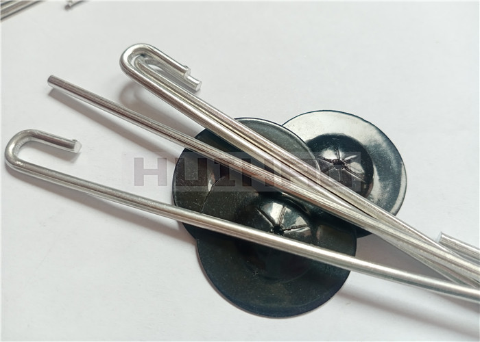 38mm Black Painted Self Locking Washer Clips To Fix Wire Mesh Screening To Solar Panels