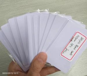 China White Blank Inkjet Printable Pvc Cards Cr 80 0.4mm 0.5mm For Card Production factory