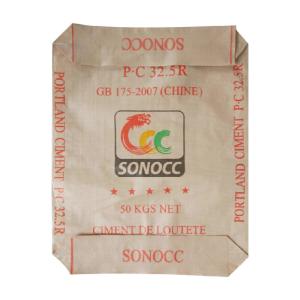 China 20kg - 50kg Polypropylene Valve Cement Bag Laminated Empty PP Bags factory