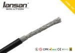 PE PVC Cat5e Lan Cable Bare Copper Black SFTP 24AWG 305m Twisted 4PR CCA BC
