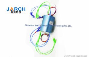China Anti - jamming Ethernet Slip Ring ID 50mm OD 120mm Gold - Gold Contact factory