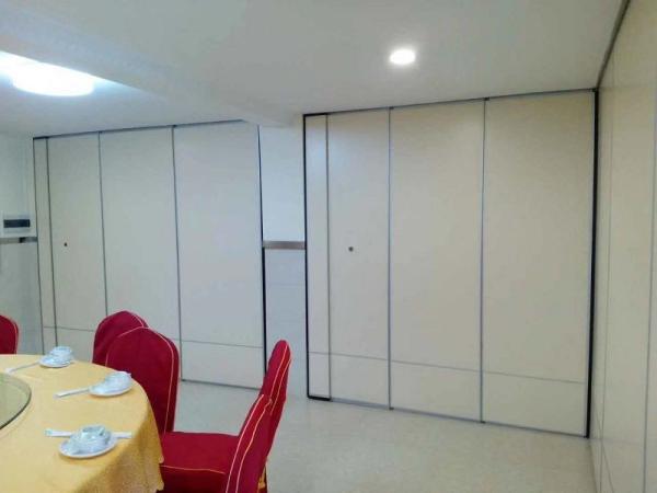 Hotel Decorative Wooden Partition Wall , 85mm Thickness Operable Acoustic Room