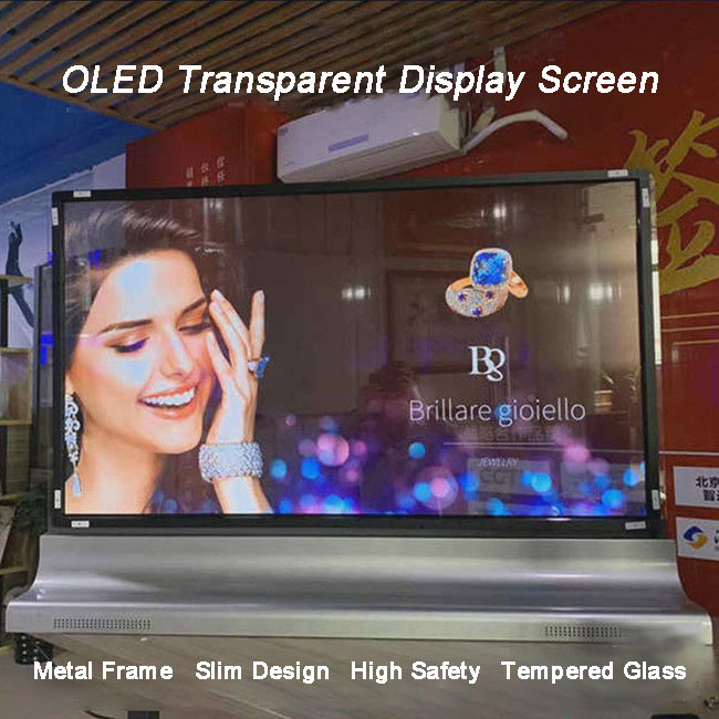 4K Ultra HD Transparent OLED Panel For Education Public Information