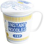 Sustainable Ceramic Instant Noodle Bowl , Porcelain Ceramic Ramen Bowl Set