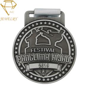 China Sports Enameled Medallions Custom Marathon Medals factory
