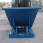 Metal Self Dumping Hopper Tipping Bins 2 Yard Standard 6000 Lb Capacity