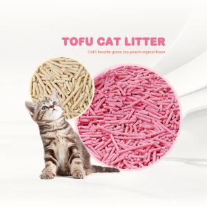 China Natural Kitten Litter Fast Absorption Plant Pea Fiber Tofu Cat Litter Wholesale factory