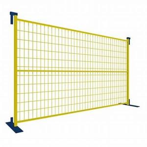 China Q195 Q235 Safety Galvanized Temporary Fence 6x8ft 6x10ft factory