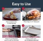 Roasting Bag Cooking Bags Oven Turkey Cooking Bag With Ties Keep Moist Durable