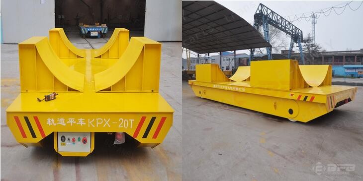Flat Mounted Mold Transfer Cart , Forklift Coil Handling Material Moving Carts