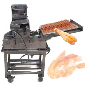 China Practical Cutting Shrimp Machine , Anti Erosion Automatic Prawn Cutter factory