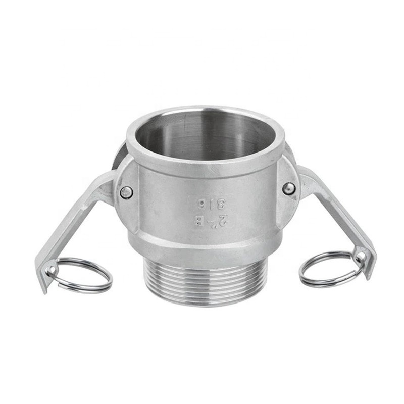 Customized SS304 316L Type B Camlock Quick Connectors for Water Gas Oil NPT BSP 1/4"-4