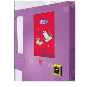 Smart Vending Machine For Condoms Durex Mask Lipstick