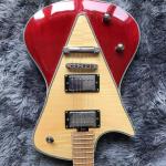 Custom Grand Musicman Left-Handed Version Style Electric Guitar in Red