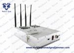 Desktop Cell Phone Blocker With 2 Cooler Fans , Mobile Jammer Device CDMA 3G GSM