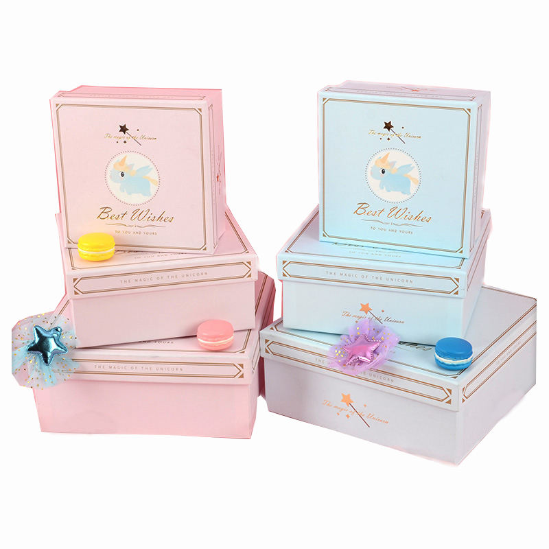 Custom Ivory Board Gift Packaging Paper Boxes With Bag L*W*H cm To Fulfill Your Needs