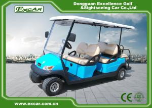 China Sky Blue Electric Golf Buggy 6 Seater factory