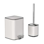 Fashion Steel Toilet Cleaning Brush And Holder With Contemporary Design