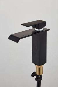 China Black Stainless Steel Spray Paint 314SUS Under Counter Basin Tap factory