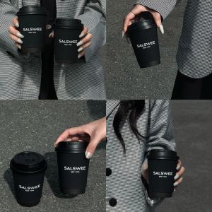 Disposable dual wallpaper cup customized eco-friendly hot cold drink coffee cup