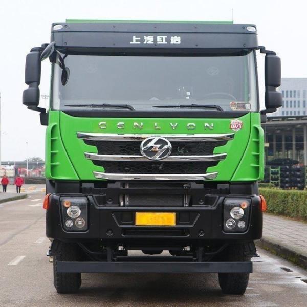 8.385m * 2.55m * 3.46m Used Heavy Truck For Building Construction , Mining ,
