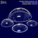 Anti-reflective Coating Optical Hemispherical Glass Dome for CCTV Photography
