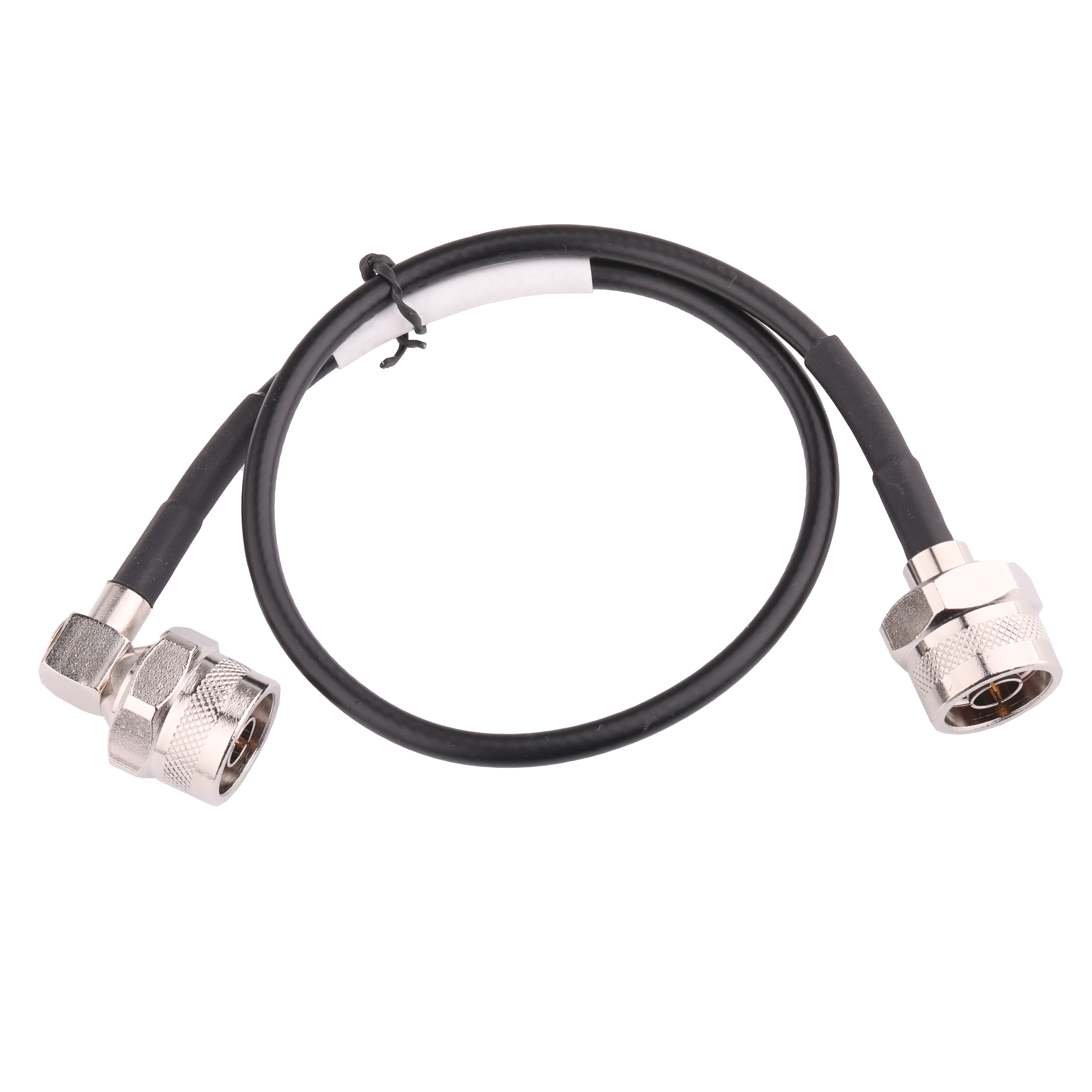 RF Male LMR195 Coaxial Cable Connector White OD 6.0mm LMR195 Cable OD 4.95mm