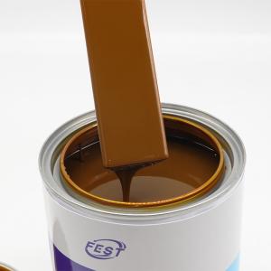 China Acrylic Lacquer Base Coat Glitter Iron Yellow Color Automotive Car Spray Paint 1K Base Paint factory