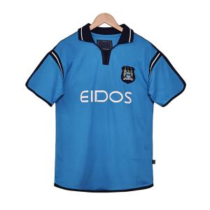 China Home Retro Football Shirts Classic Reproduction for 2001-2002 Manchester City factory