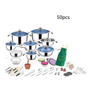 China Restaurants Non Stick Steel Cooking Pots 50pcs For Hot Pot factory