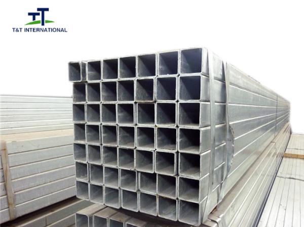 Uniform Coating Square Hollow Section , Seamless Square Tubing High Deformabilit