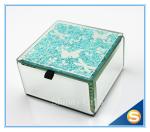 Butterfly Design Mirror Glass Jewelry Box Wedding Favor Collective