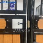 Steel Bamboo Mesh Stall Fronts Swing Door Sliding Door Customized