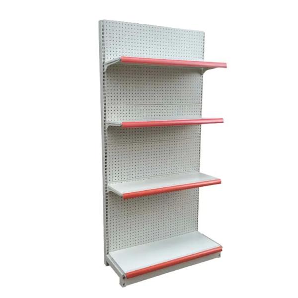 Heavy Duty Iron Metal Retail Shelf Display Supermarket Gondola Shelving Rack