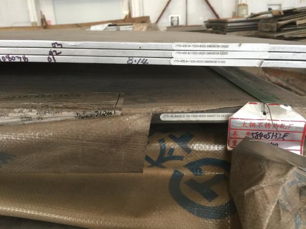 Martensitic JIS SUS420J2 Hot Rolled Stainless Steel Plate Annealed Pickled
