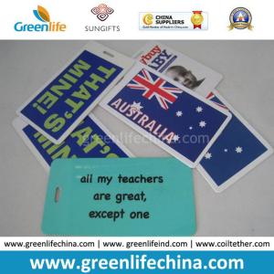 China China Wholesale Custom Logo Printed Baggage Tag factory
