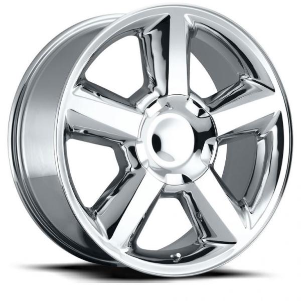 Yukon Tahoe Chevy Polished Chevrolet Replica Wheels 5308 22 Inch LTZ Replica