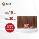 50W BIPV Panel Solar Building PV Module for Photovoltaic Facade -40-85 Operating