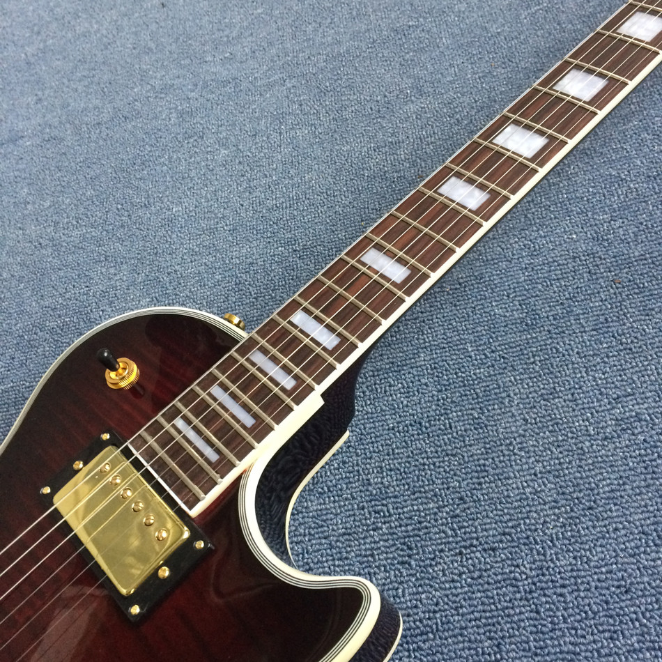 New style high quality electric guitar, double f holes, rosewood fingerboard
