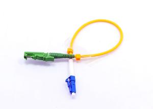 China E2000 - LC Fiber patch cords Simplex 9 / 125 or 50 / 125 patch cable LSZH OEM patch cable factory