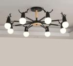 Modern Minimalist Led Glass Ball Bubble Sphere Chandelier Home Decor